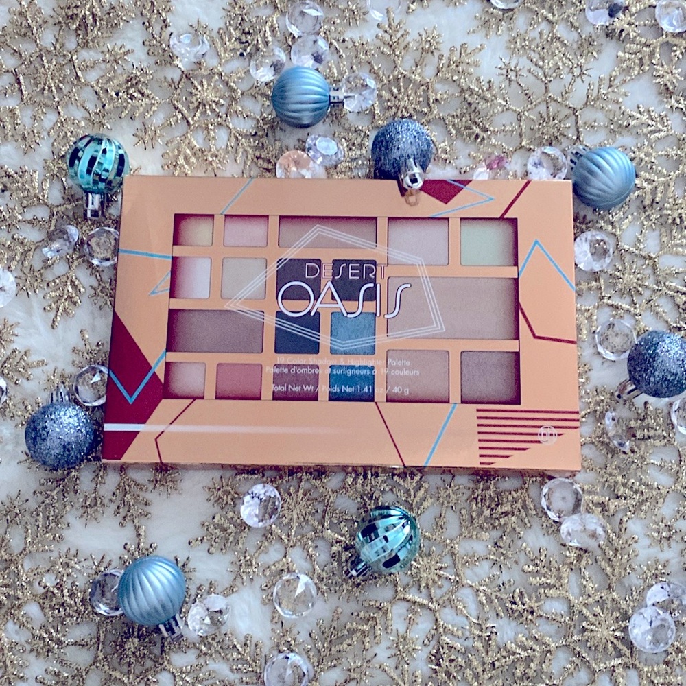 BH cosmetics discontinued desert oasis eyeshadow and highlighter pallet